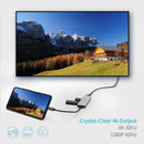 Rapoo Type C, 5 in 1 Adapter With 4K HDMI, 3 USB 3.0 Ports, Type C Charging - XD100C