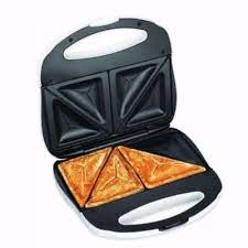 Sterling SSM-303 2 Slice Sandwich Maker - Cool Touch Handle, High Quality Nonstick Grill Plates, Easy To Lock Clip