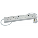 MultiGuard MGX-6U – Surge Protector , 3m extension lead, 6 UK Sockets