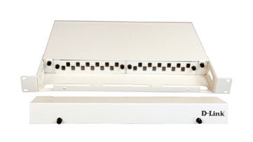 D-Link LIU 24 Port Rack Mount Patch Panel loaded with 12 Duplex SC Multimode (NLU-FMDLSCR-24)