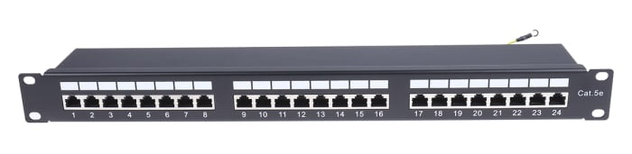 D-LINK 48 Port Cat6 Unshielded Fully Loaded Punch Down Patch Panel – Keystone Type ( 2U – Black Colour(NPP-6A2BLK241)
