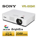 Sony VPL-DX241 (VPLDX241) 3,300 lumens XGA desktop projector