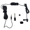 Pro Audio Lavalier Mic-Phone Micro-cravate; Lavelier Microphone with Superb Sound for Presentations and Video Recording