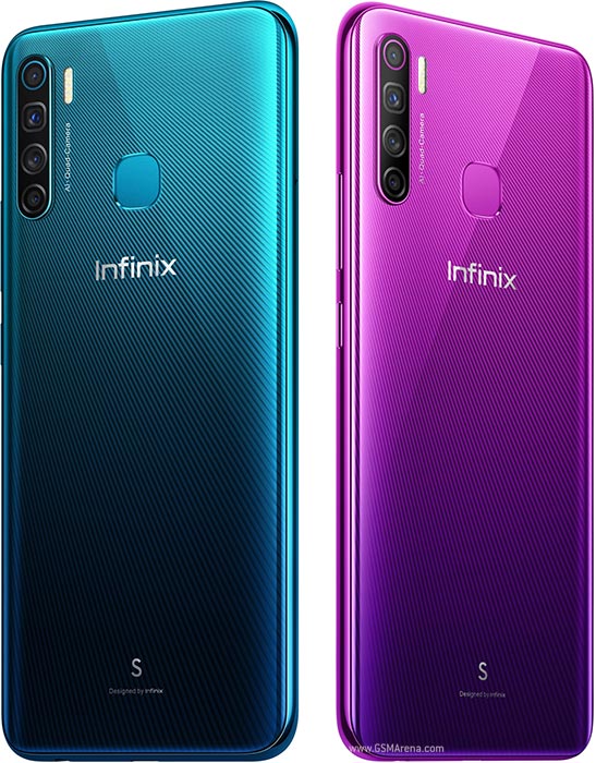 Infinix Hot S5 Smartphone (X652)- 6.2 inch, 64GB + 4GB,16MP rear + 32MP selfie, 4G, 4000mAh Battery