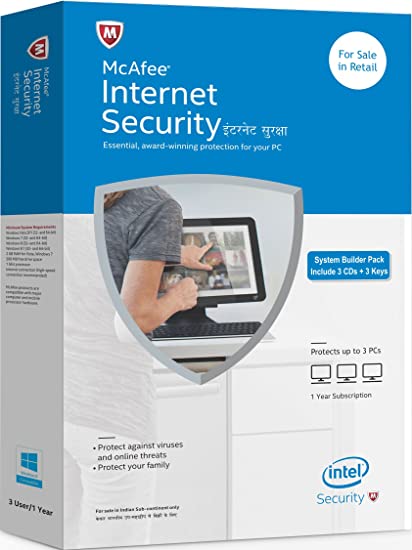 McAfee Internet Security 1 User Sleeve 1 Year