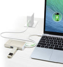 j5create USB-C™ Multi-Adapter - HDMI™/Ethernet/USB™ 3.1 HUB/PD 2.0 (JCA374)
