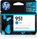 HP 951 High Yield Cyan Original Ink Cartridge, CN050AE