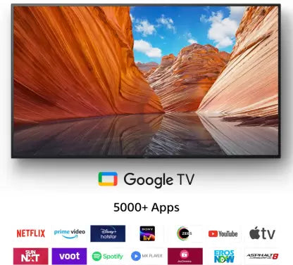 Sony (KD-55X80J) 55" Inch Smart Android 4K UHD TV With Android OS