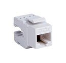 Cat6 UTP 180 degree Punch Down Keystone Jack  - White Colour (NKJ-C6WHI1B21)