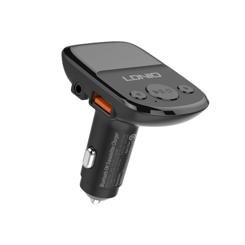 LDNIO Bluetooth Car FM Transmitter and Modulator - Fast Dual USB Charger - C706Q