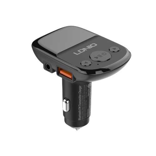 LDNIO Bluetooth Car FM Transmitter and Modulator - Fast Dual USB Charger - C706Q