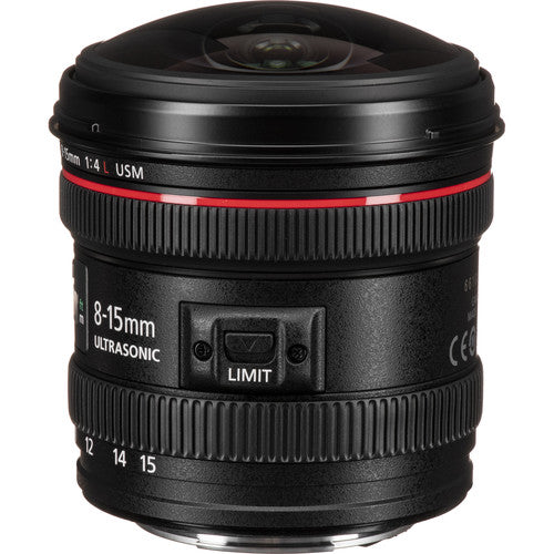 Canon EF 8-15mm f/4L Fisheye USM Ultra-Wide Zoom Lens for Canon EOS SLR Cameras-4427B005AA