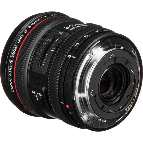 Canon EF 8-15mm f/4L Fisheye USM Ultra-Wide Zoom Lens for Canon EOS SLR Cameras-4427B005AA