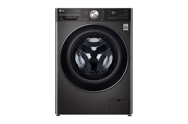LG F4V9BDP2EE Front Load Washer & Dryer Washing Machine 12/8KG– SmartThinQ (Wi-Fi)