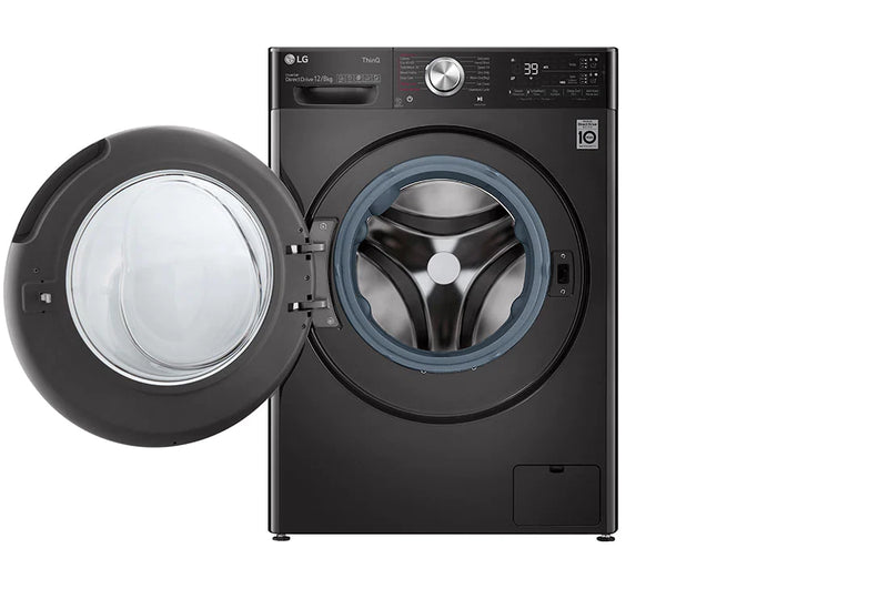 LG F4V9BDP2EE Front Load Washer & Dryer Washing Machine 12/8KG– SmartThinQ (Wi-Fi)