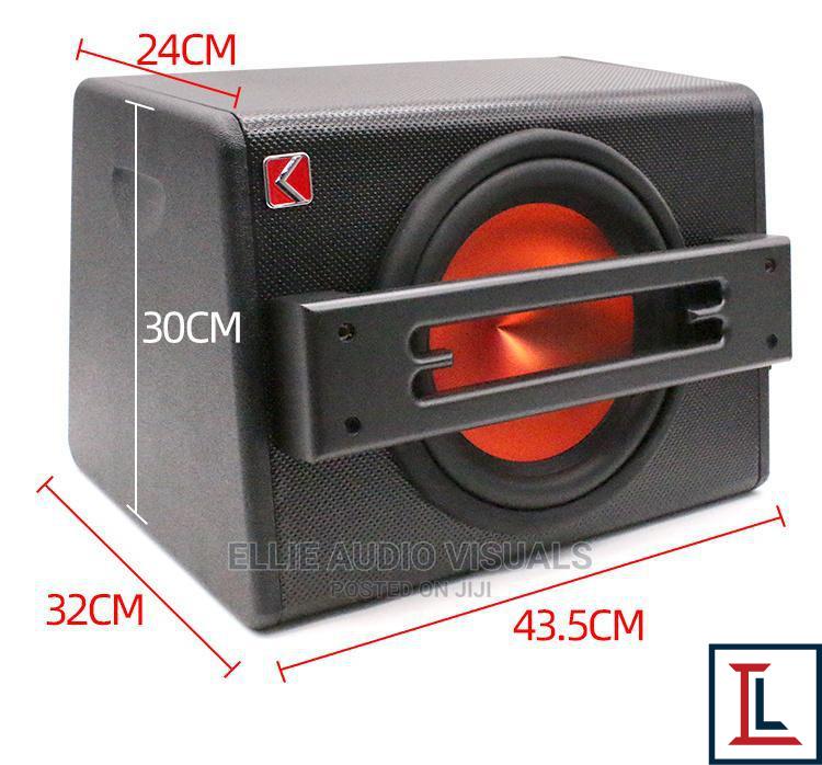 Kuerl 1030APR Powered High Performance Car Subwoofer -1200W, Deep Bass