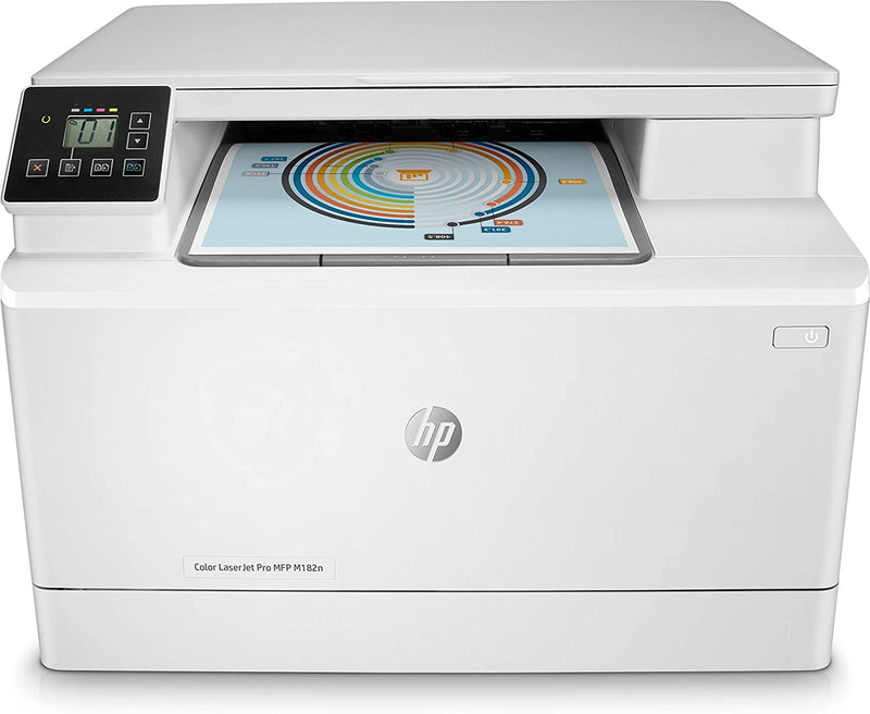 HP Color LaserJet Pro MFP M182n Printer - 7KW54A