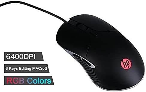 HP M280 RGB USB Gaming Mouse Black with 6 Buttons – 7ZZ84AA