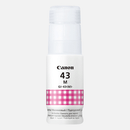 Canon GI-43M Magenta Ink Bottle Catridge 4680C001 - For Inkjet, Deskjet & Officejet Printers
