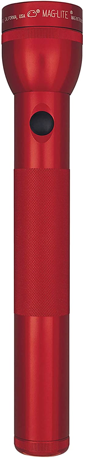 Maglite Heavy-Duty Incandescent 3-Cell D Flashlight, Red - ST3D036U