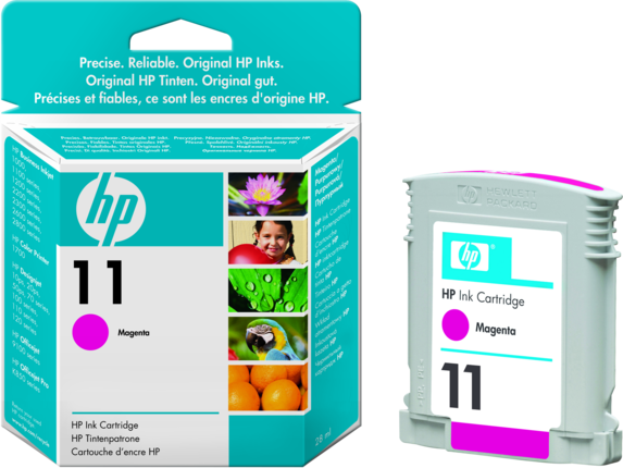 HP 11 Magenta Original Ink Cartridge, C4837A