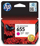 HP 655 Magenta Original Ink Advantage Cartridge, CZ110AE