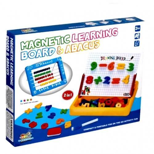 Kids Magnetic Learning Board And Abacus