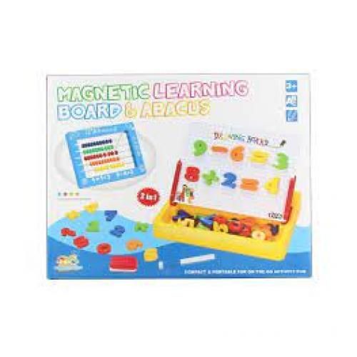 Kids Magnetic Learning Board And Abacus