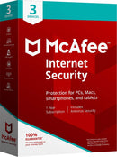 McAfee Internet Security 3 Users, 1 year - MIS 3