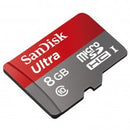 Sandisk 8GB Ultra MicroSDHC card with Adapter for phone