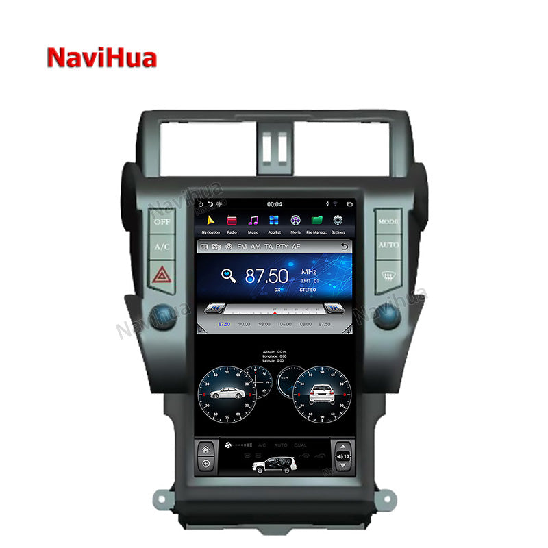 NaviHua 13.6" Dashboard Screen Tesla Car DVD Player - Android 9 core PX6, GPS Navigation, For Toyota Prado/Lexus