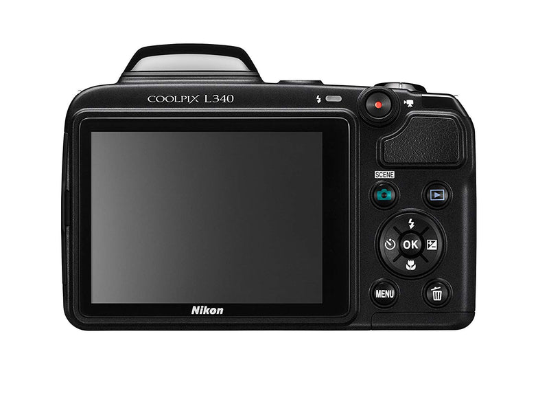 Nikon Coolpix L340 20.2 MP Digital Camera with 28x Optical Zoom and 3.0-Inch LCD