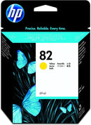 HP 82 69-ml Yellow DesignJet Ink Cartridge, C4913A