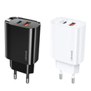 USAMS US-CC121 T35 20W QC3.0 + PD3.0 Fast Charger (CC121TC01)