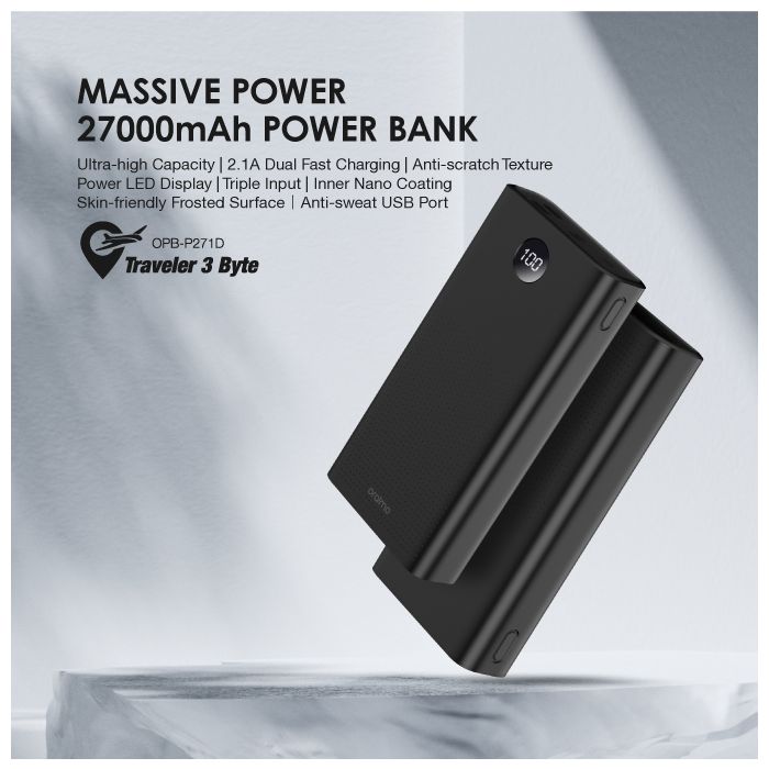 Oraimo Traveler 3 Byte Massive Power 27000mAh Power Bank