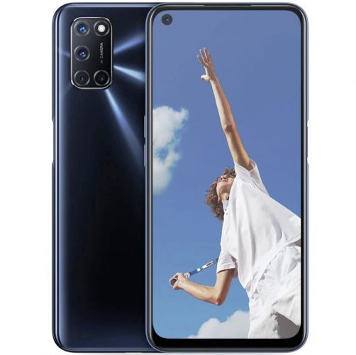 Oppo A52 (CPH2061) Smartphone- 6.5" inch - 4GB RAM - 128GB ROM - 12MP+8MP+2MP+2MP Quad Camera - 4G - 5000 mAh Battery