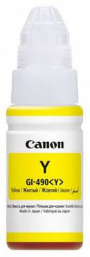 Canon GI-490 Yellow EMB Printer Ink Cartridge - 0666C001AA