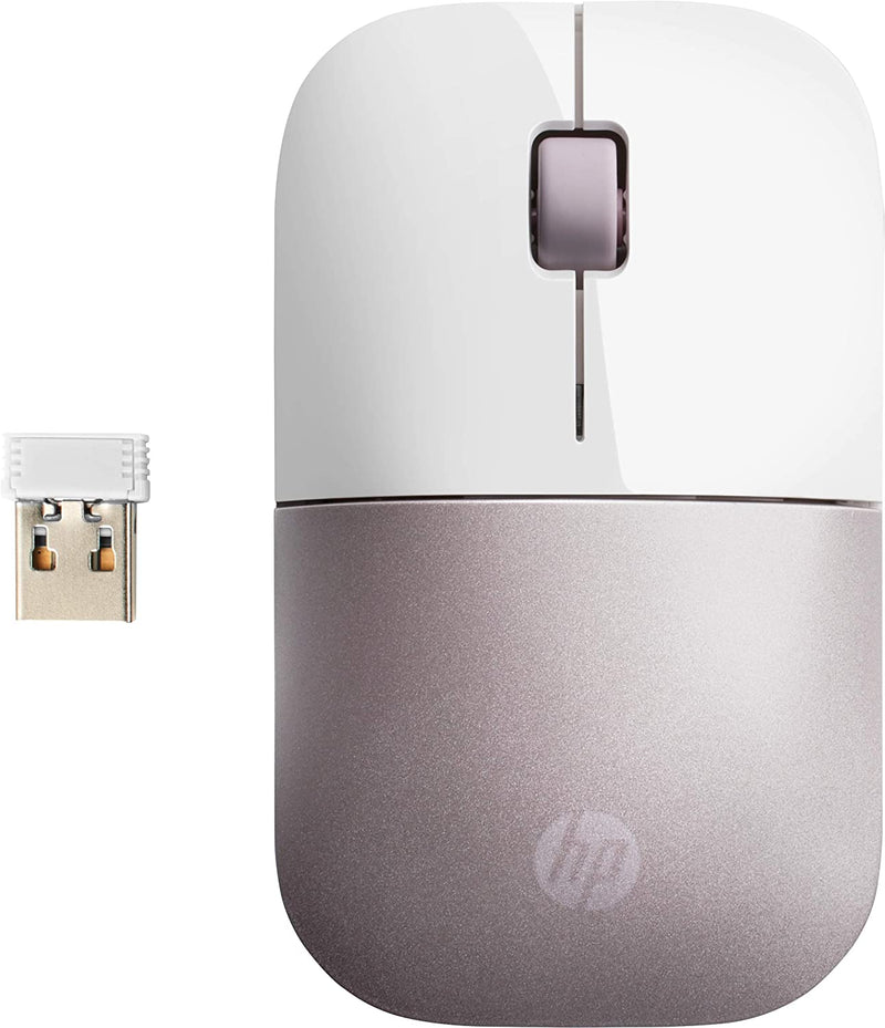 HP Wireless Mouse Z3700 with Blue LED technology, Pink - 4VY82AA