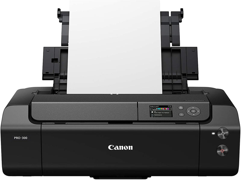 Canon PROGRAF PRO-300 13" Wireless Color Wide-Format Printer, 3.0" LCD Screen & Layout Software, Mobile Device Printing, Black