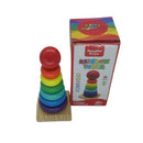 Wooden Toy Rainbow Tower