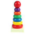 Wooden Toy Rainbow Tower