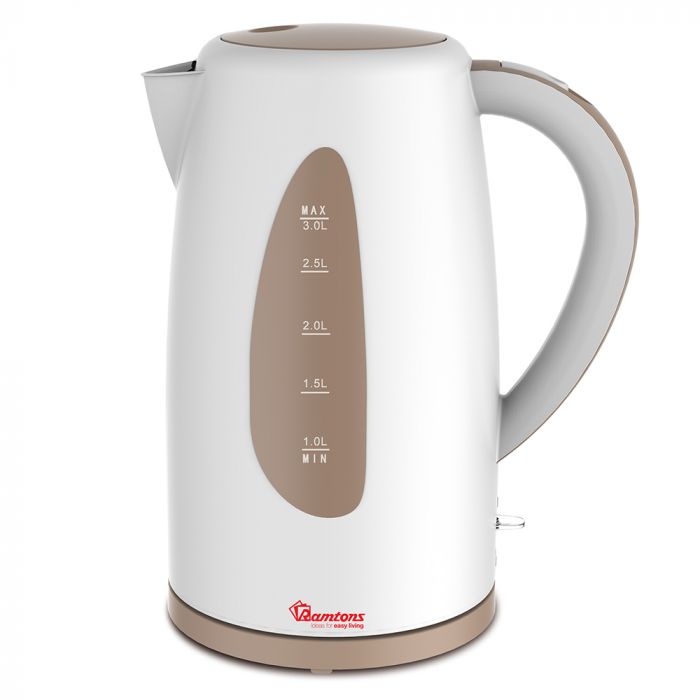 Ramtons RM/591 Cordless Electric Kettle - 1.7Liters, 360 Degree, Automatic Shut Off
