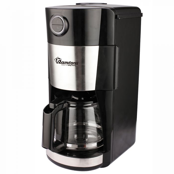 Ramtons RM/599 Coffee Maker – Removable and Washable Filter Holder, Keep Warm Function, Permanent Nylon Filter