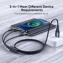 Joyroom 3 in 1 (Lightning + Type-C + Micro USB) Fast Charging and Data Cable 1.2M - S-1230G4
