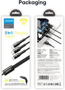 Joyroom 3 in 1 (Lightning + Type-C + Micro USB) Fast Charging and Data Cable 1.2M - S-1230G4