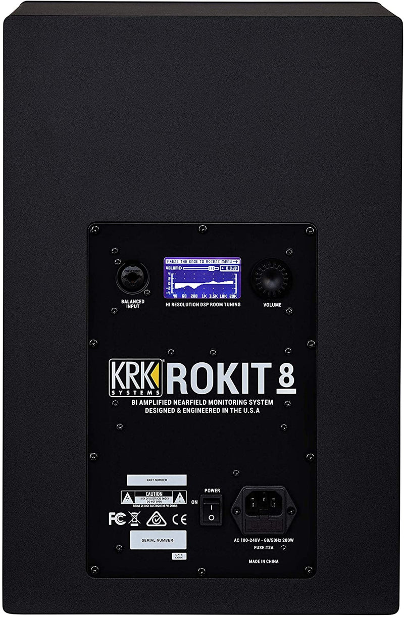 KRK ROKIT 8 G4 8" 2-Way Active Studio Monitor (PAIR)