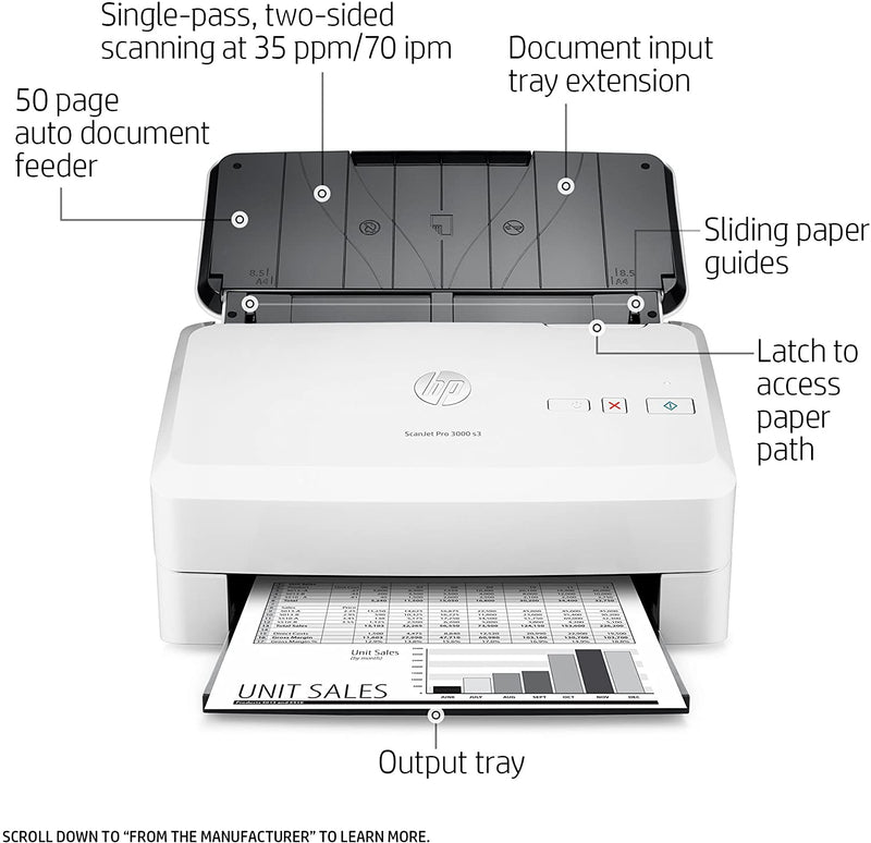 HP ScanJet Pro 3000 s3 Sheet-feed Scanner