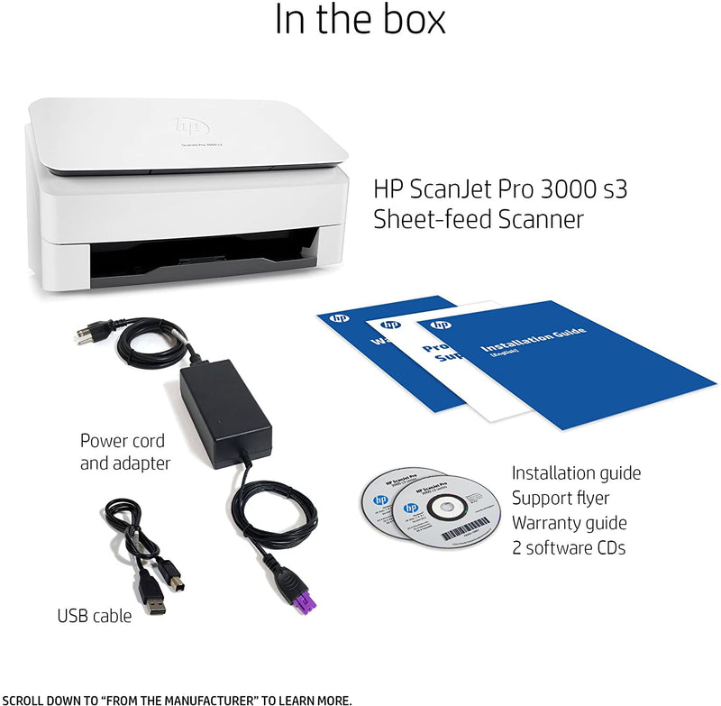 HP ScanJet Pro 3000 s3 Sheet-feed Scanner