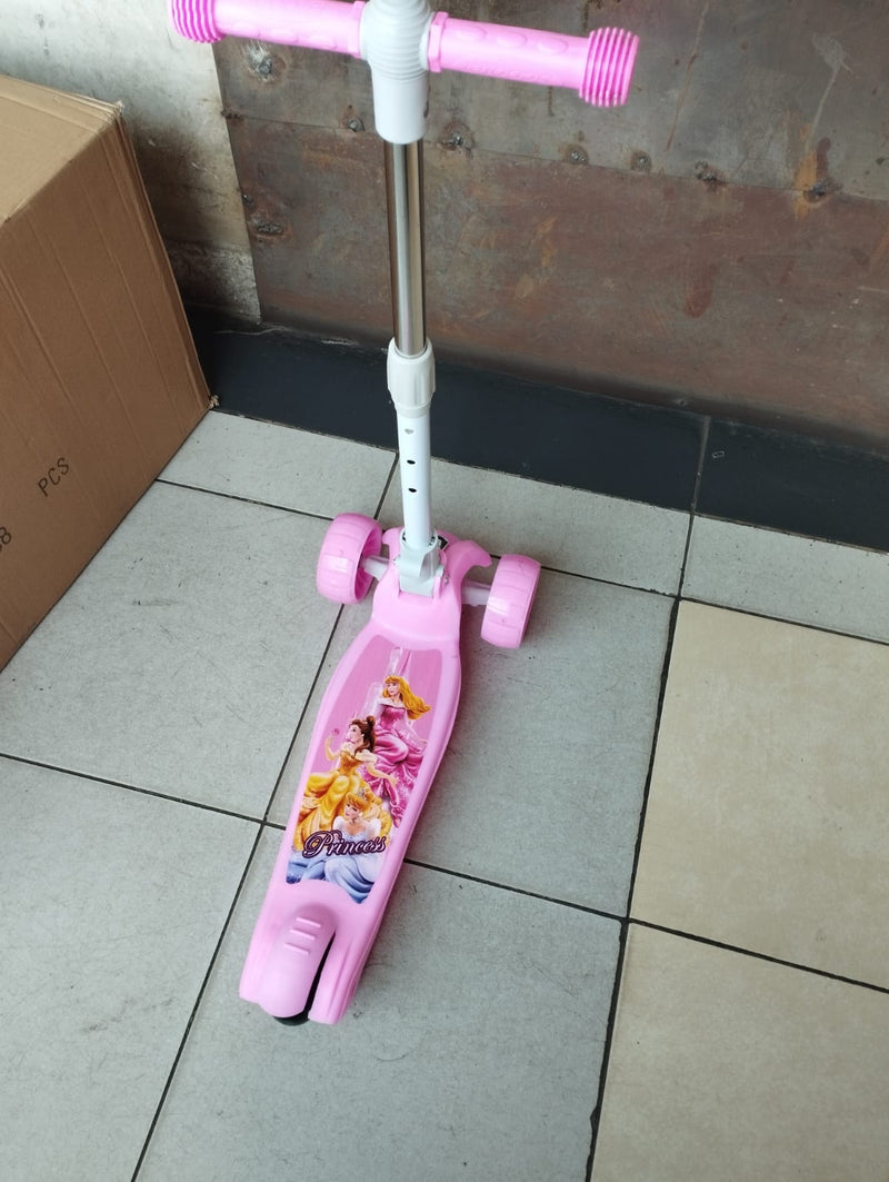 Scooter for Kids Toddlers - 3-wheel, Adjustable Height, Steering Lock