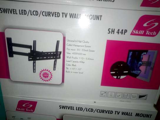 Skill Tech Swivel LED/LCD/CURVED TV Wall Mount Bracket 23Inchs - 55Ichs Sh - 44P